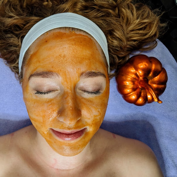 fall facial - pumpkin enzyme