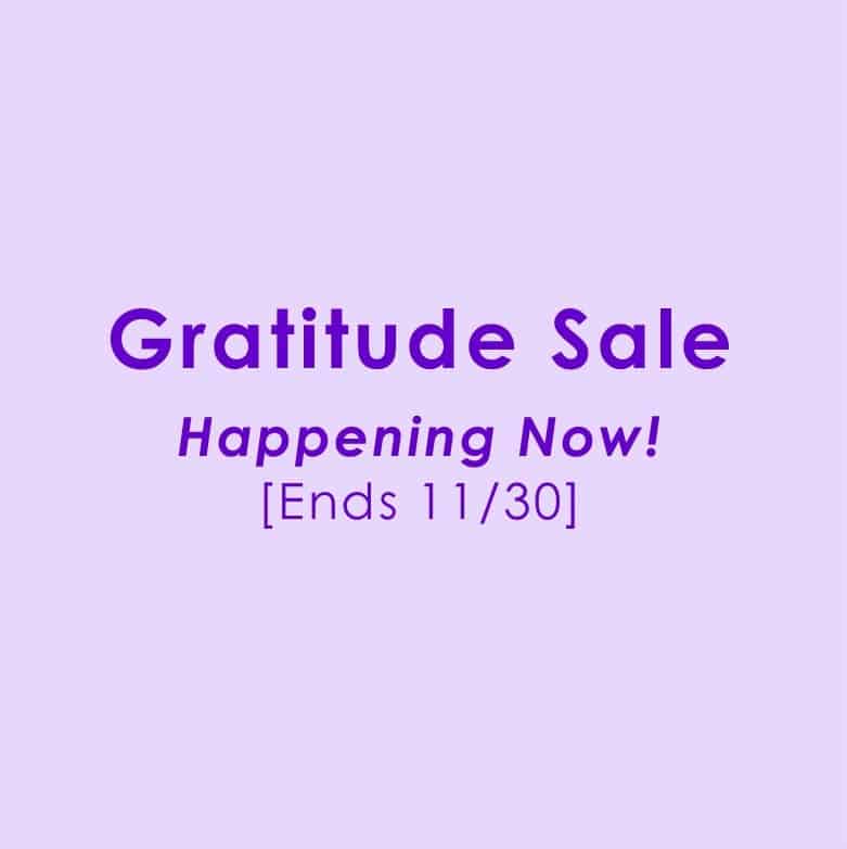 gratitude sale, product sale, ipl sale